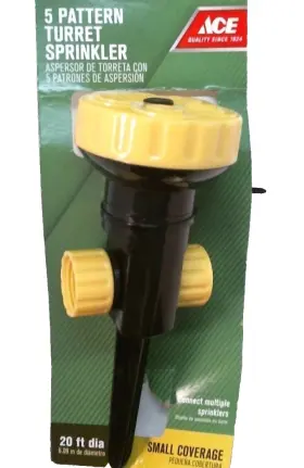 5-pattern Ace 7304116 Turret Sprinkler Head