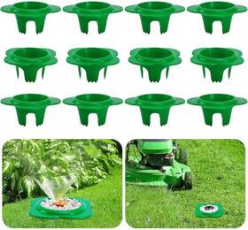 Adnee 445011991924 12 Pcs Lawn Sprinkler Head Protector 6 Inch Flower Shaped Donut