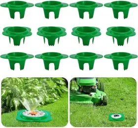 Adnee 445011991924 12 Pcs Lawn Sprinkler Head Protector 6 Inch Flower Shaped Donut