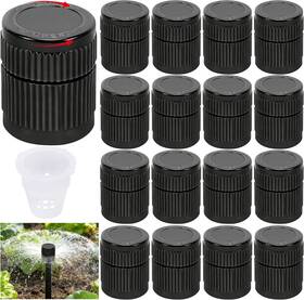 Adnee 744759662941 16 Pcs Shrub Head Bubbler Mushroom Sprinkler With Flow Contr