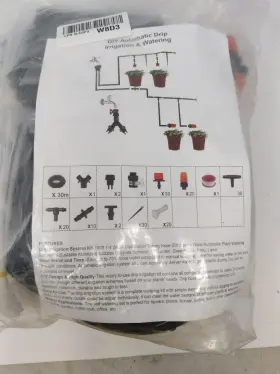 Aiglam 792332140164 Drip Irrigation Kit Garden Watering System 98ft