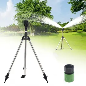 Aii5874 Aiionp Rotating Tripod Sprinkler 360 Degree Automatic Irrigation Watering