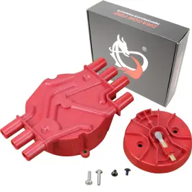 Cap1007-df Aip Electronics Dragon Fire Performance Heavy Duty Distributor Cap And Rotor Set Compatible R