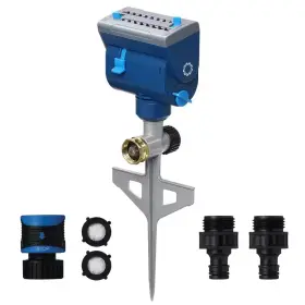 Airthereal 445041685633 4 069 Sq. Ft. Oscillating Sprinkler With Metal Step Spike And Quick Connect Adap Airthereal 445041685633 4 069 Sq. Ft. Oscillating Sprinkler With Metal Step Spike And Quick Connect Adap