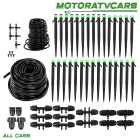 Mot4161242 All-carb 130ft Adjustable Drip Irrigation System With Emitters Tubing And Fittings