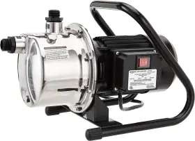 Ab-p106 Amazoncommercial 1 Hp Portable Lawn Sprinkler Pump - Stainless Steel