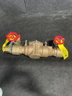 Ames 88005579 2 2000bm1-fp-gv Double Check Valve Backflow Preventer Slow Close