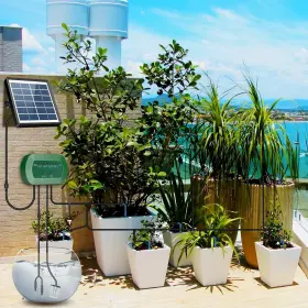 Bsv-ic007 Anseto Solar Automatic Drip Watering Kit For Garden With 15 M Hose Water Timer