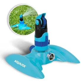4-pattern Aqua Joe 842470119253 Aj-mssbm Gear Drive Sprinkler With Lie-flat Metal Base For An