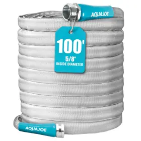 Ajfjh100-58-prx Aqua Joe B0dclmkktb Xtreme Fiberjacket Kink-resistant Garden Hose 100ft