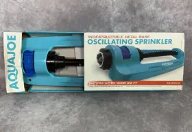 Sji-oms16 Aqua Joe Sjl-oms16 Oscillating Sprinkler Indestructible Metal Base Adjustable