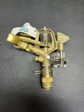I75a-1164 Aqualine New 3/4 Inch Brass Adjustable Impact Sprinkler With 11/64 Nozzle