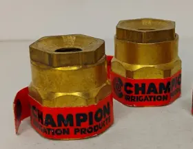 Arrowhead Brass & Plumbing Llc 013789130011 Lot Of 2 Champion S9f Solid Full 1/2 Or 1/4 Shrubbery Sprinkler Head Arrowhead Brass & Plumbing Llc 013789130011 Lot Of 2 Champion S9f Solid Full 1/2 Or 1/4 Shrubbery Sprinkler Head
