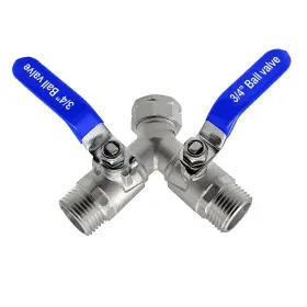 B0dt6j56xx Beduan 304 Stainless Steel Hose Splitter 2 Way Y Garden Bib With L