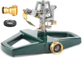 Bilal 445024464453 Sprinklers For Yard With Metal Base 360 Rotating Water Sprinkler Lawn Larg Bilal 445024464453 Sprinklers For Yard With Metal Base 360 Rotating Water Sprinkler Lawn Larg