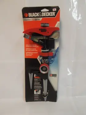 Bd1922 Black Decker And Dual Spike Deluxe Pulsating Sprinkler Nip