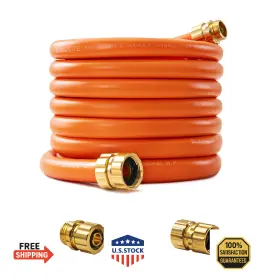 B0fpb2vtdr Blendlite Garden Hose 50ft X 5/8 Inch Custom Length -40 F To 150 All-weather No Ki
