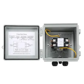 6979qgh Briidea Irrigation Pump Start Sprinkler Relay Waterproof Box 24v 5hp 2-pole Ac