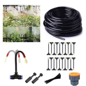 Xjx-011 Bubwepo Garden Grid Watering System Greenhouse Mist Drip Irrigation Kit 65ft Raised