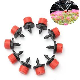 Caoxiong 726962432993 100 Pcs 360 Degree Adjustable Irrigation Drippers Sprinklers 1/4 Inch
