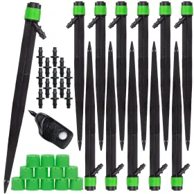 C-dem-12 Carpathen 12pcs Drip Irrigation Emitters 360 Adjustable Flow For Inch Tubing System