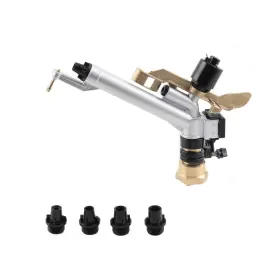 Cdzhltg477855 Cdzhltg 1.5 Inch 360 Impact Adjustable Water Gun Spray Nozzle Set Large-area Garden Farm