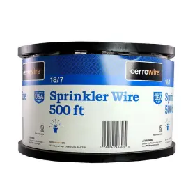 Cerrowire 048243466030 500 Ft. 18/7 Black Solid Copper Sprinkler Wire Cerrowire 048243466030 500 Ft. 18/7 Black Solid Copper Sprinkler Wire