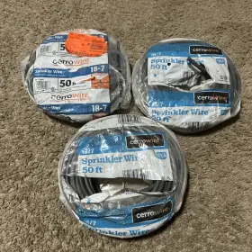 240-1007b Cerrowire Cerro Wire 50ft Packs 18/7 Sprinkler Set Of 3 New