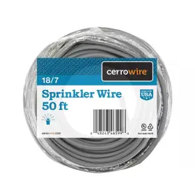 Cerrowire 313110344385 50 Ft. 18/7 Black Solid Copper Sprinkler Wire Cerrowire 313110344385 50 Ft. 18/7 Black Solid Copper Sprinkler Wire