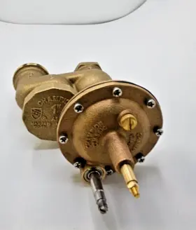 466p-075y Champion Irrigation 1 Inch Manual Control Brass Anti-siphon Valve Without Union