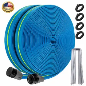 Check Description 726084477759 Sprinkler Hose 25ft Heavy Duty Watering Hoses Efficient Irrigation Tubing