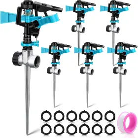 Chengu 445002316347 Lawn Sprinkler Automatic Garden 360 Degree Rotating Water Ya
