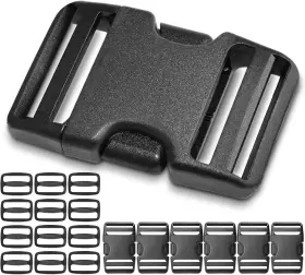 Cs066 Coobigo 6 Set 1.5 Inch Plastic D-12pcs Buckles Clips