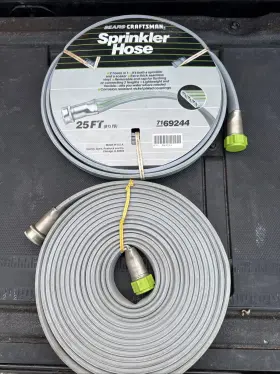 69244 Craftsman Sears Usa Nos 2 Sprinkler Hose 25ft Very Rare Soaker Hoses