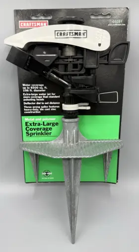 71-69281 Craftsman Extra Large Sprinkler New - Covers 8500 Sq. Ft