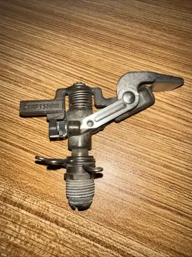 Ud82 Craftsman Vintage Copper Water Sprinkler Used Pulsating Head