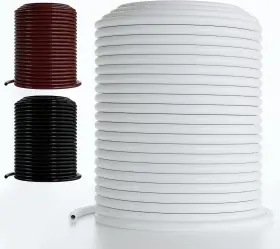 Dbr Tech 608037592590 1/4 Drip Irrigation Tubing 200 Feet Flexible Pvc Plastic 200ft White
