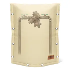 Demedo 747976863115 Backflow Preventer Insulation Cover - 3 Way Opening Pipe For Demedo 747976863115 Backflow Preventer Insulation Cover - 3 Way Opening Pipe For