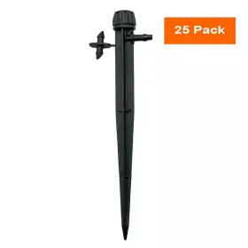 Dig 445056368330 0-14 Gph 360 Adjustable Drip Emitter On Stake 25-pack