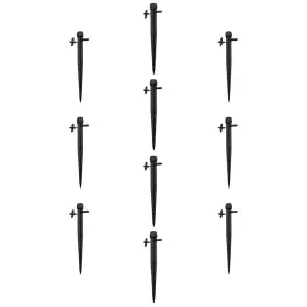 Dig 726084570580 0-14 Gph 360 Adjustable Drip Emitter On Stake 10-pack