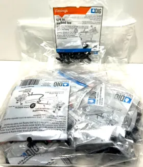 H82a Dig 150 1/4 Inch Barbed Tee Fitting Model #26 10 Pack X 10. Free Shipping
