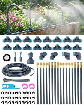 Direct 445016671623 Drip Irrigation System 360 Adjustable - 2026 Upgraded 50ft Garden Watering Syst