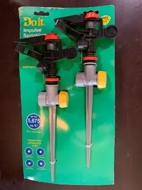 85ftdia Do It Best 009326718194 Impluse Sprinklers 2-pack 85ftdia. Adjusts Partial/full Circle 755306