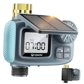 Agw-eu-hs-st01-watertimer Dongguan Zhiyuan Chuangyi Technology Co. Ltd Solar Hose Timer Cyberord Sprinkler Programmable With Brass Swivel