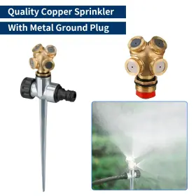 Gh9060248 Donwell Lawn Water Sprinkler System Auto Spray Grass Watering Rrigation Patio Garden Usa