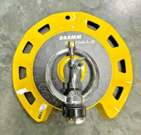 Dramm 364341507438 Colorstorm Metal Spinning Sprinkler Yellow