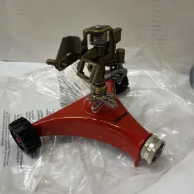 15033 Dramm Corporation Heavy Duty Metal Base Impulse Sprinkler Red