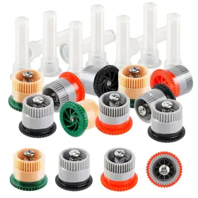 Ecmln 722898874265 25-piece Variable Arc Nozzles Replacement Pop-up Sprinklers Orbital