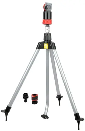 11530 Eden Multi-pattern Turbo Gear Drive Metal Tripod Sprinkler Plus Misting 11530 Eden Multi-pattern Turbo Gear Drive Metal Tripod Sprinkler Plus Misting