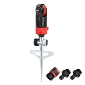 Eden 737677941434 94143 Multi-pattern Sprinkler Plus Misting System With Metal Sprike Set